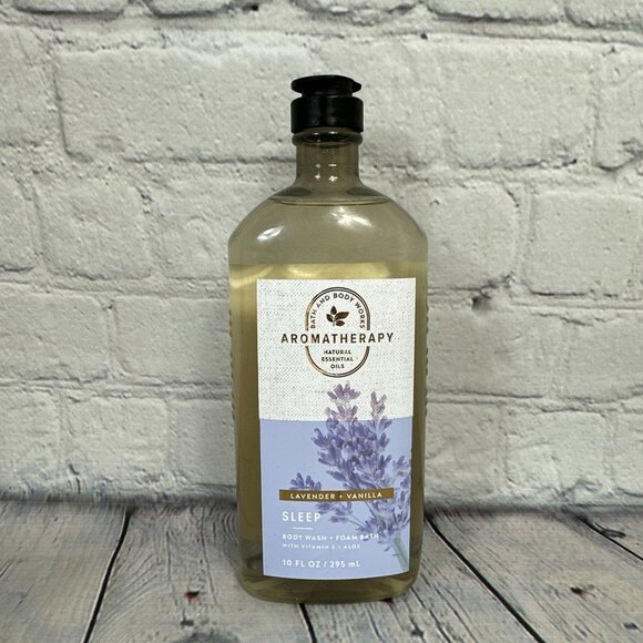 Bath & Body Works Other - AROMATHERAPY Sleep Lavender Vanilla Foam Bath Body Wash 10 oz Bath & Body Works